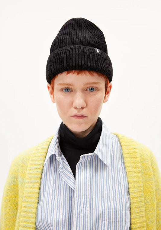 Armedangels NILDAAO WOOL Accessoires Mütze in Schwarz
