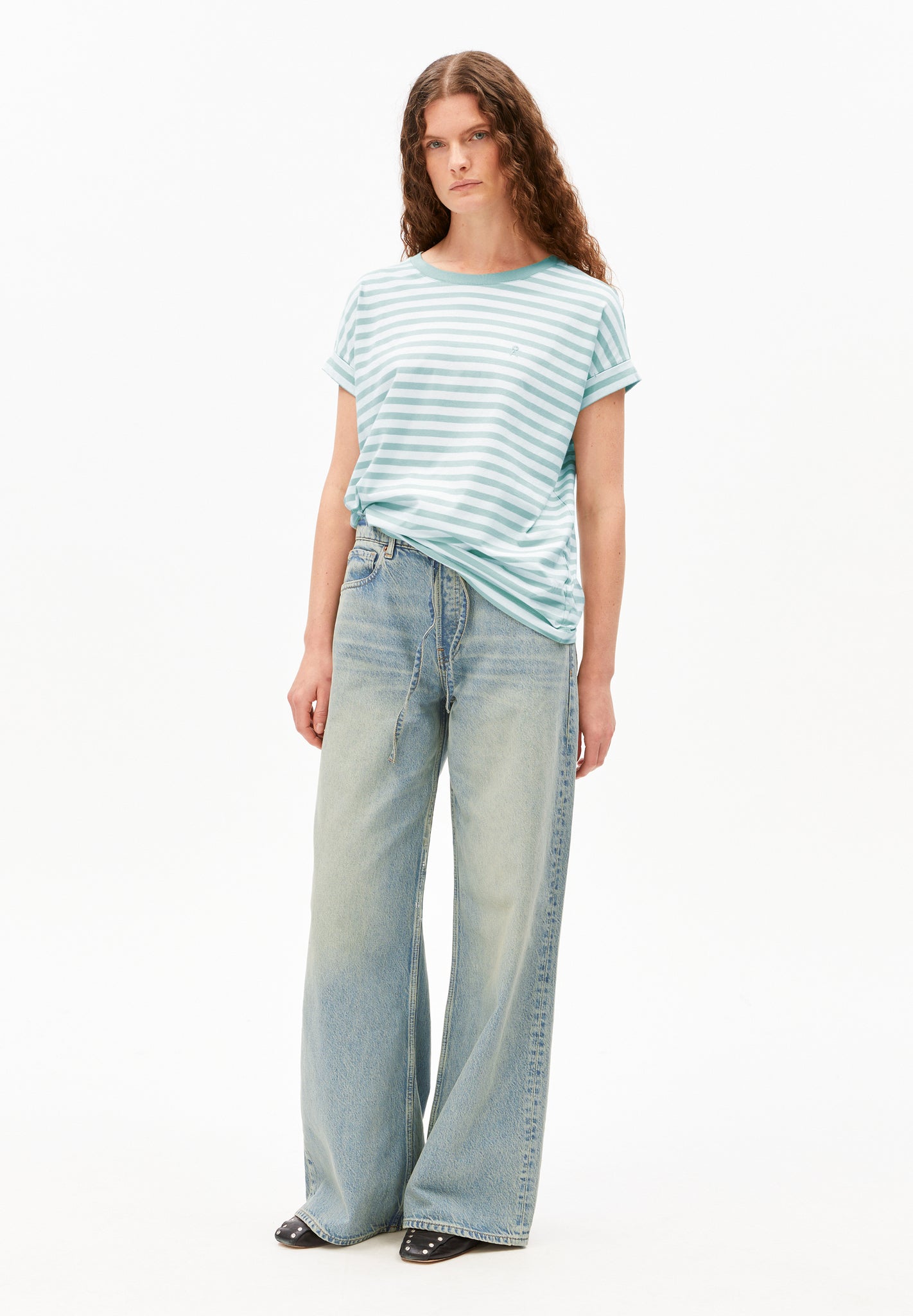 Armedangels IDAARA STRIPES T-SHIRT FS26