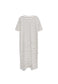 Armedangels XELINAA FINE STRIPE MIDI DRESS in undyed-black