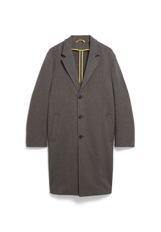 Armedangels Men PAABLO Jacken Mantel in mid grey melange