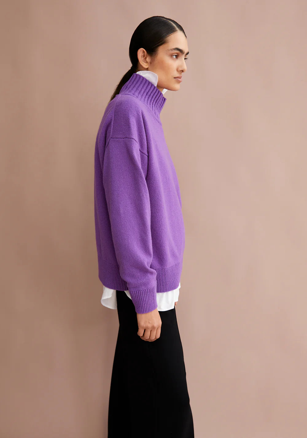 Armedangels Damen KAARLIN Strick Pullover in orchid