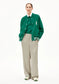 Armedangels Damen ICONIC Å AALISON Jacken Strick in emerald green-oatmilk