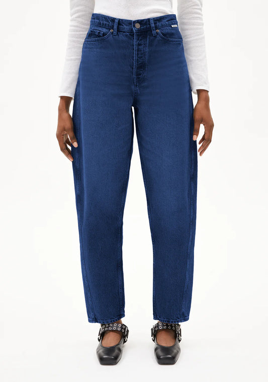 Armedangels BAARELL Denims / 5 Pockets Barrel Leg Fit in airglow