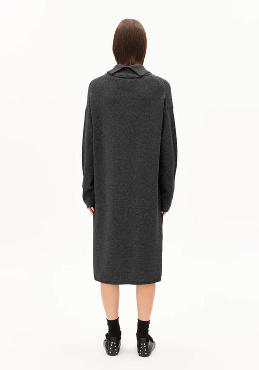 Armedangels Damen ARADIAA Kleider Strick in steel melange