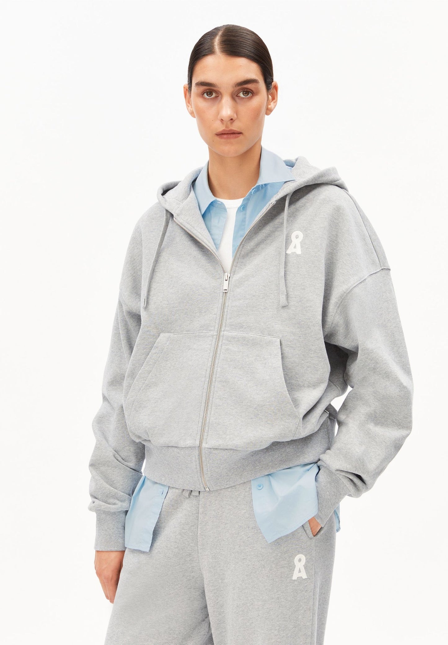 Armedangels ICONIC Å RIXAMAA SWEAT FS26 in silver melange
