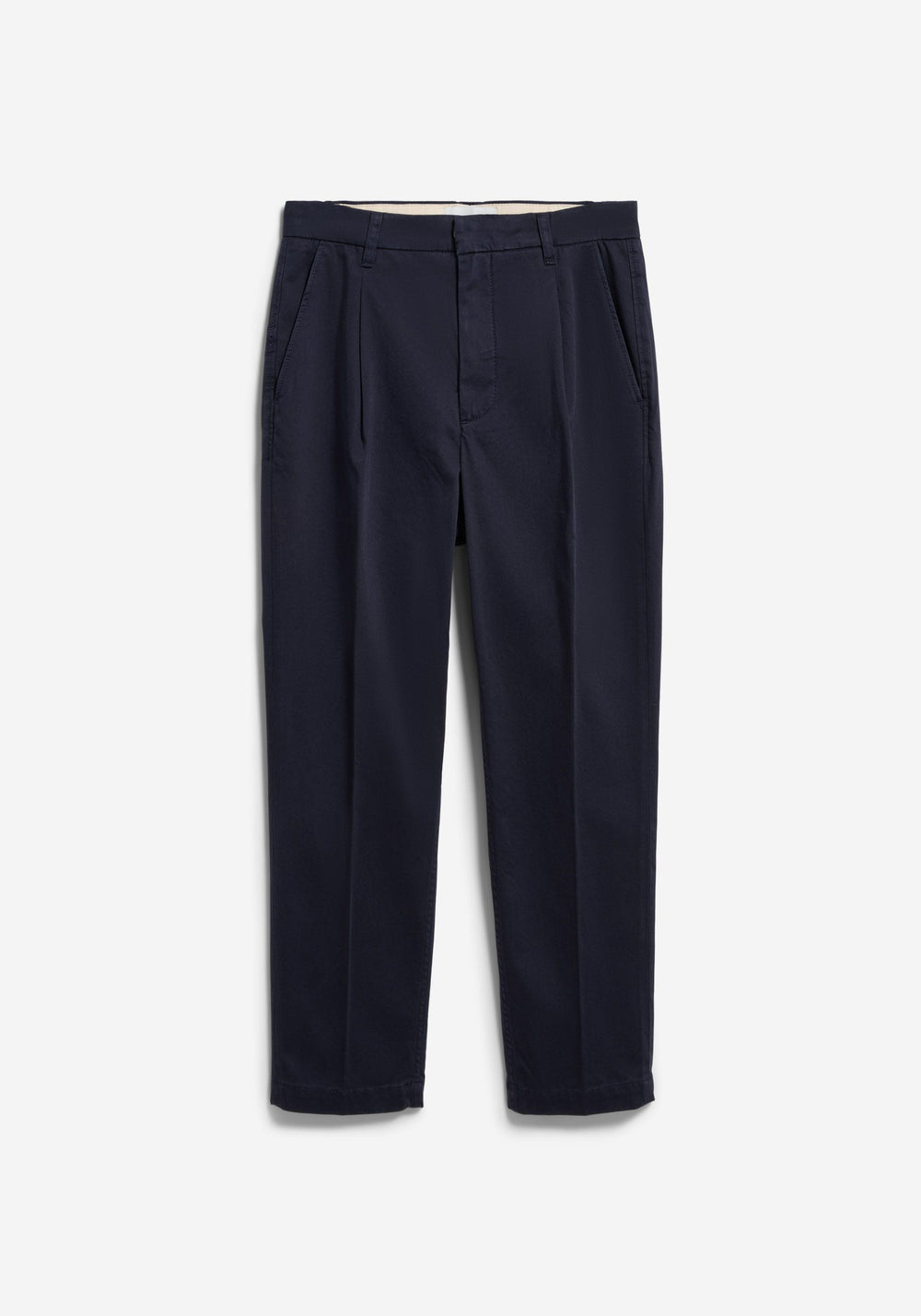 Armedangels TAAMIR PLEATED CHINO PANT in night sky