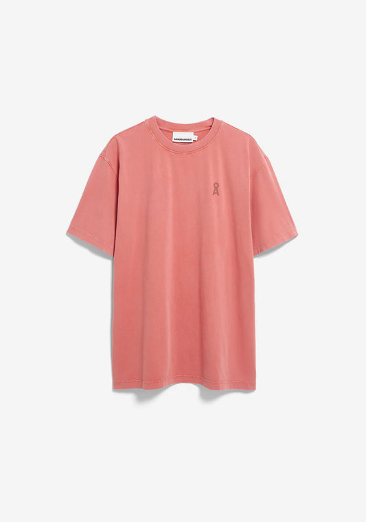 Armedangels ICONIC Å MAARKOS GD T-SHIRT FS25 in tabasco red washed