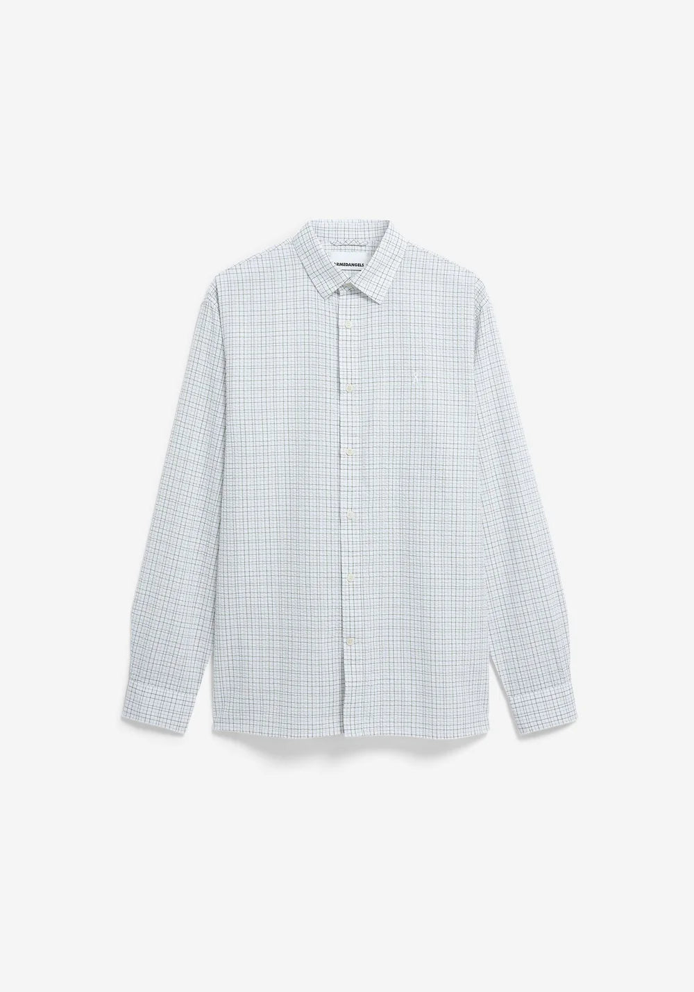 Armedangels CHECK LONGSLEEVE SHIRT FS25 in fatigue green