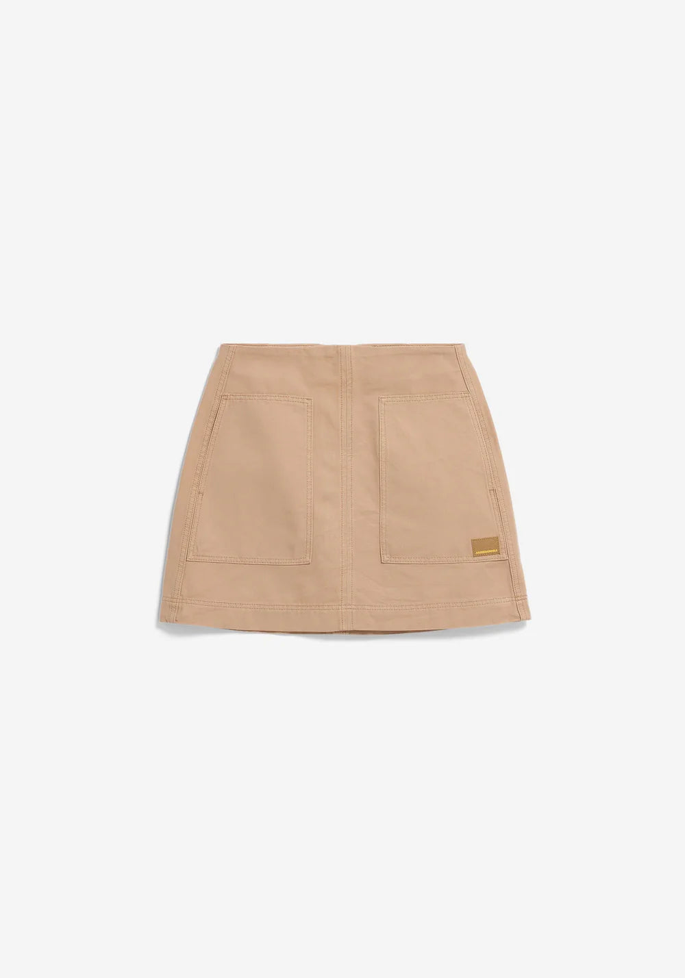 Armedangels WORKWEAR CANVAS MINI SKIRT FS25 in true camel