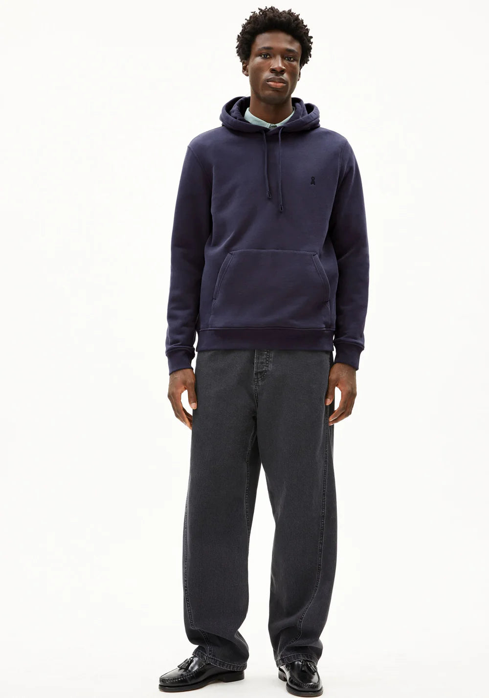 Armedangels PAARLO LOOP HOODIE in night sky