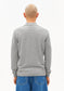 Armedangels LONGSLEEVE KNIT POLOSHIRT FS26 in silver melange