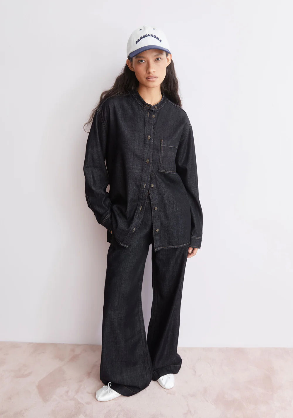 Armedangels ASTRAEAAS TAILORED PANT FS25 in rinse