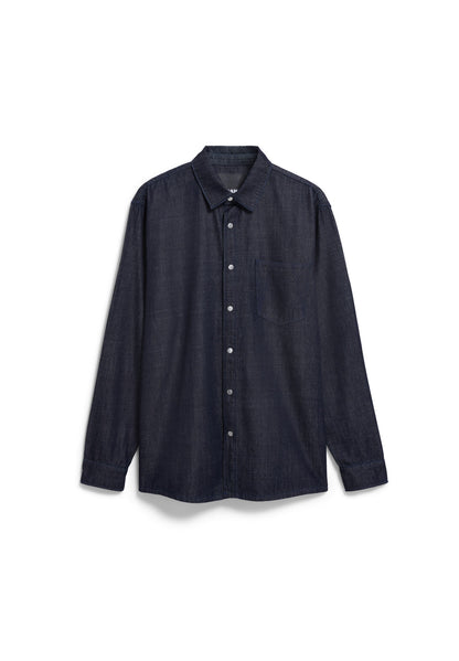 Armedangels DARK WASH DENIM SHIRT FS25