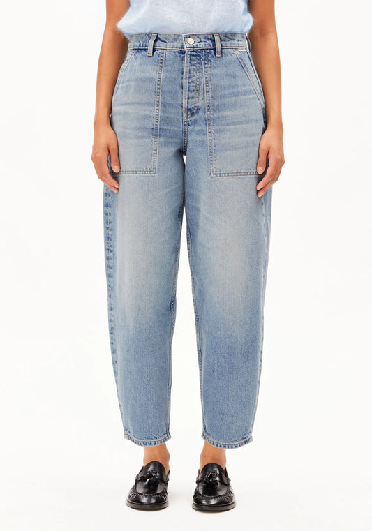 Armedangels BAARLY CARPENTER BARREL JEAN FS25 in andromedar