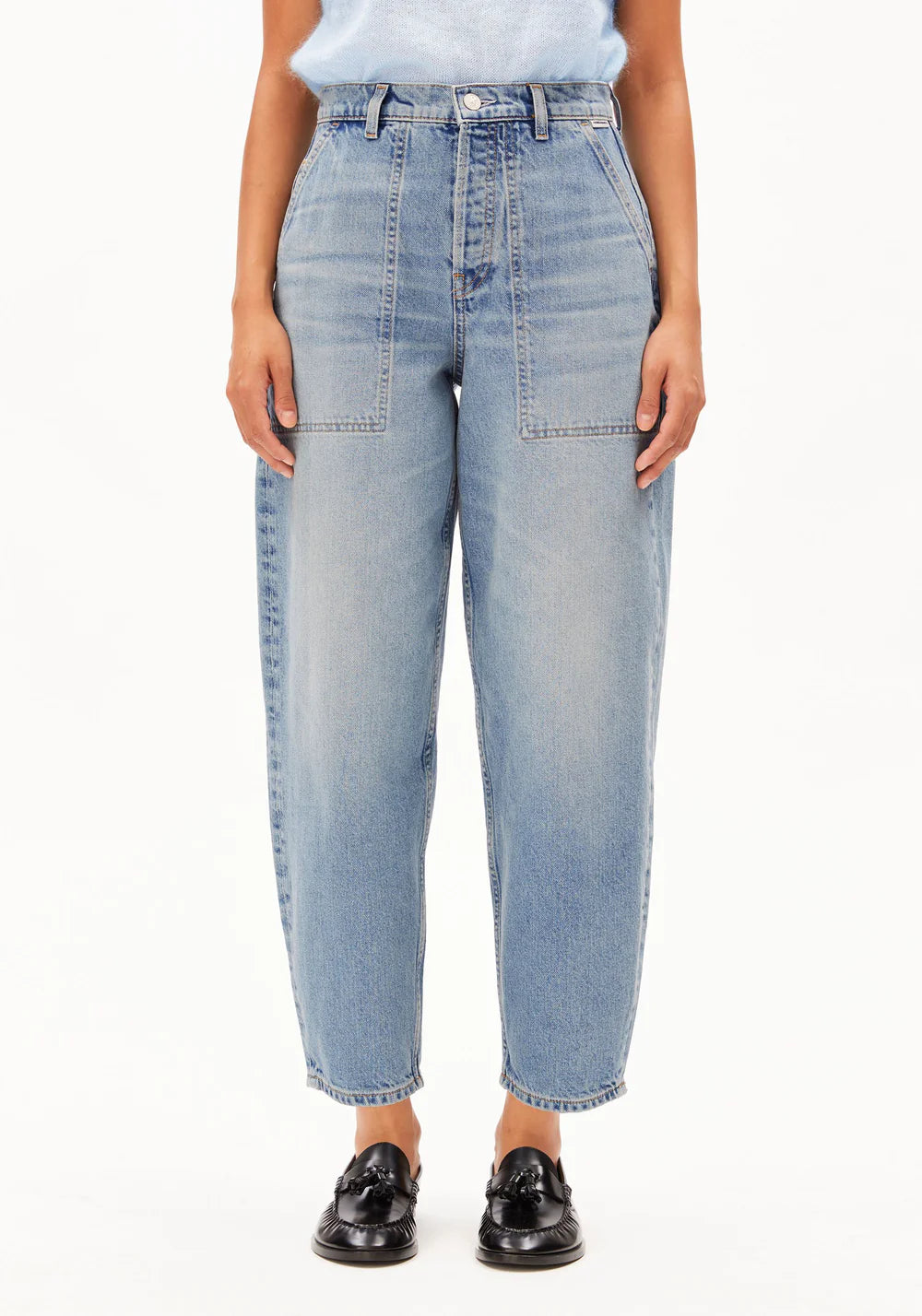Armedangels BAARLY CARPENTER BARREL JEAN FS25 in andromedar