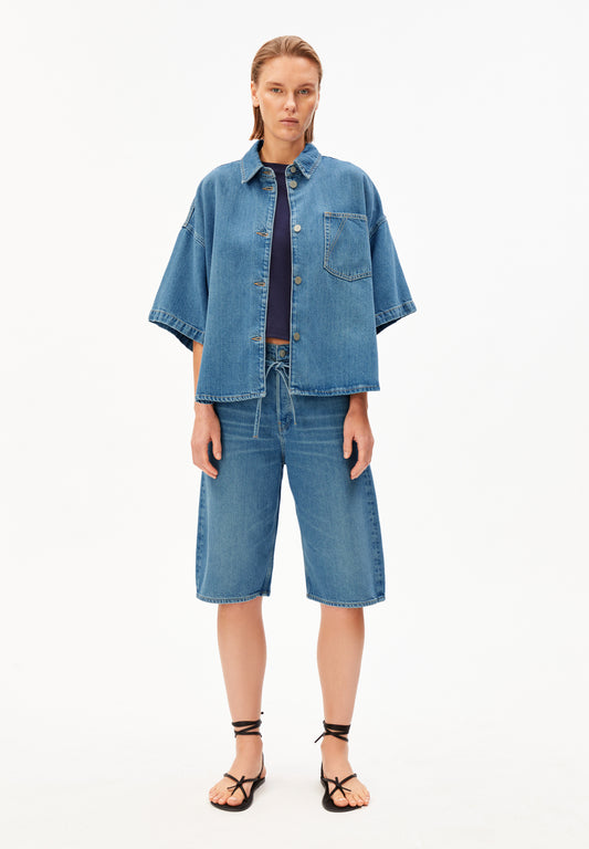 Armedangels S SLV DENIM OVERSHIRT PreWinter 26 in laguna