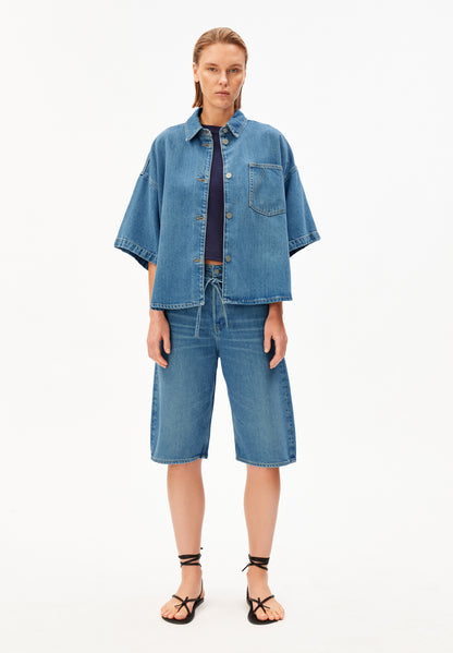 Armedangels S SLV DENIM OVERSHIRT PreWinter 26 in laguna