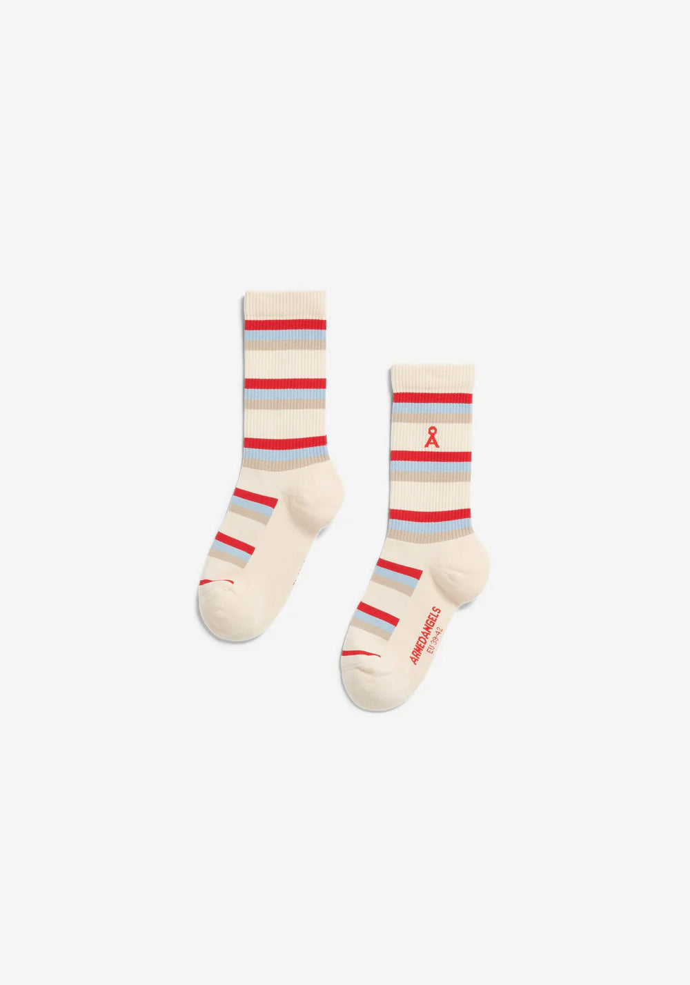 Armedangels STRIPE SOCKS FS25 in oatmilk