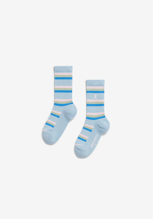 Armedangels STRIPE SOCKS FS25 in blue glow