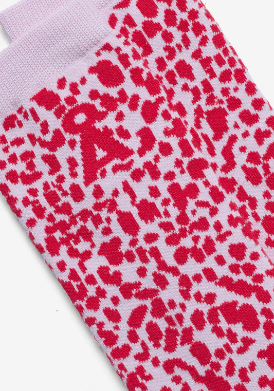 Armedangels LEOPARD SOCKS FS25 in pink mist