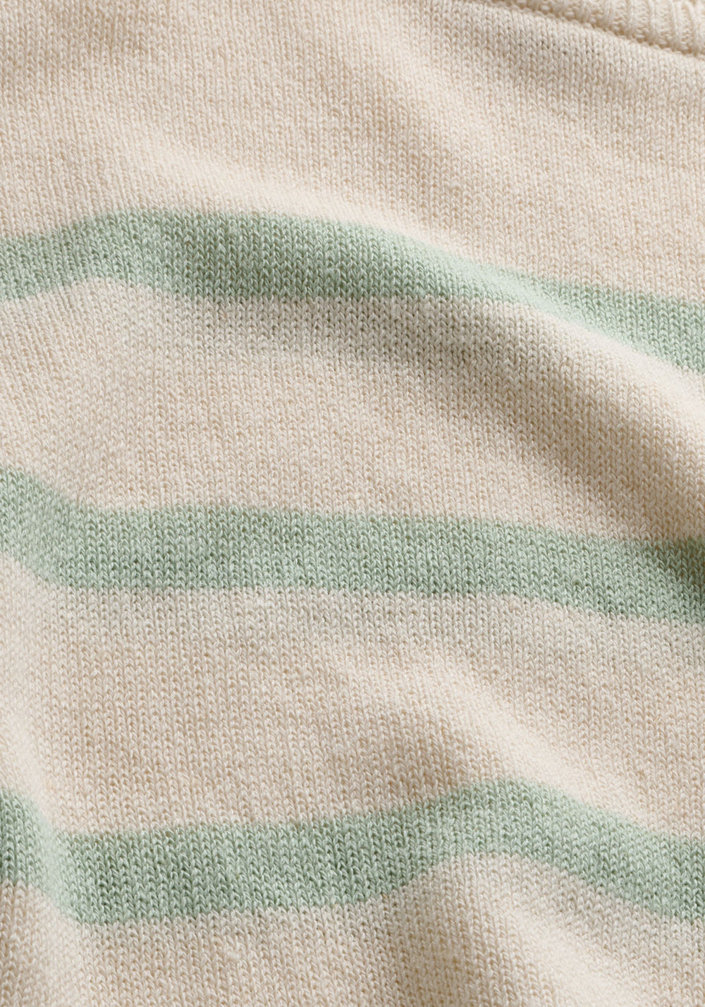 Armedangels STRIPE LINEN BLEND SWEATER in undyed-foam