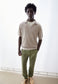 Armedangels BOUCLE KNIT POLOSHIRT FS25 in sandstone