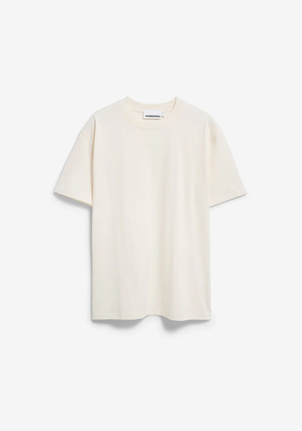Armedangels MAARKOS MID WEIGHT T-SHIRT FS26 in oatmilk