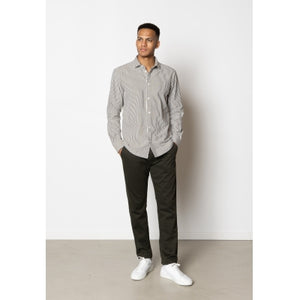 Clean Cut Copenhagen Clean Formal Stretch Stripe Shirt L/S