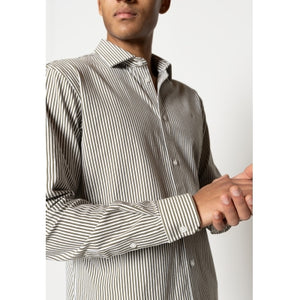 Clean Cut Copenhagen Clean Formal Stretch Stripe Shirt L/S