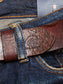 Blue de Gênes Piceno Leather Belt