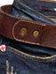Blue de Gênes Piceno Leather Belt