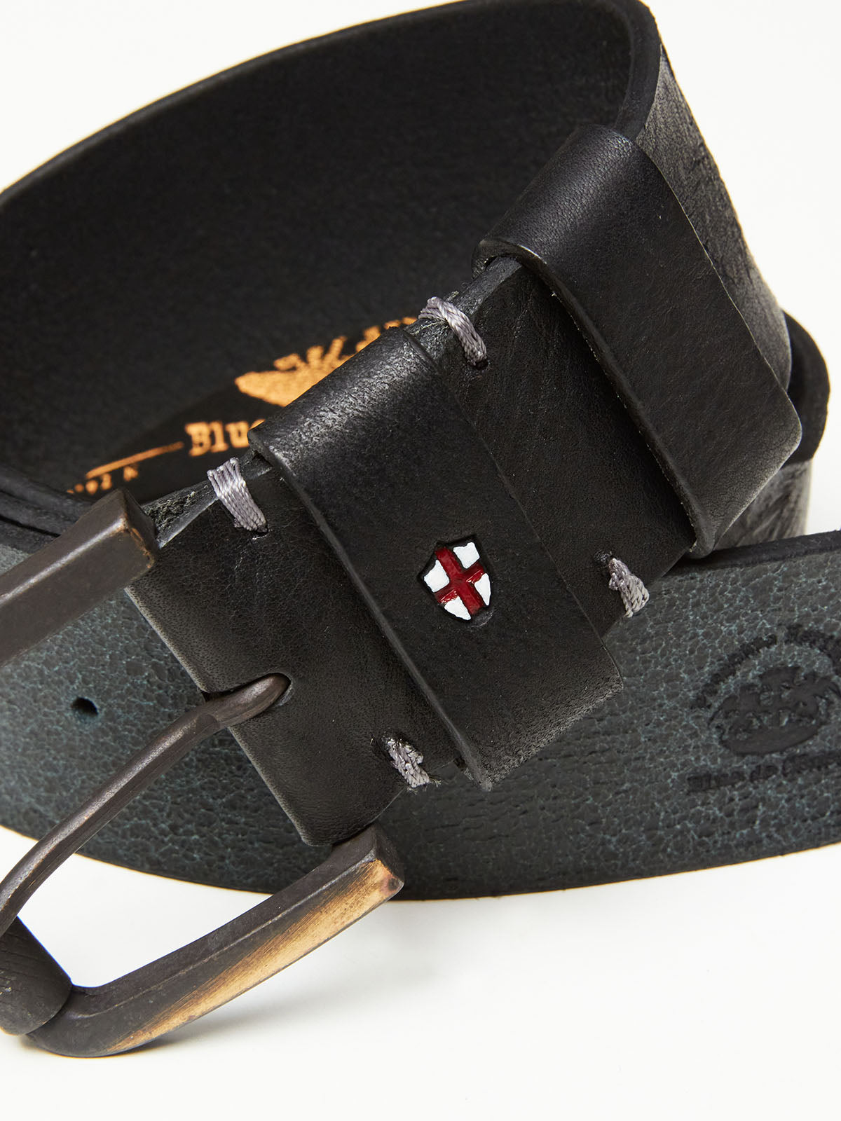 Blue de Gênes Piceno Leather Belt