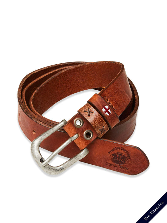 Blue de Gênes Barra Belt in Braun
