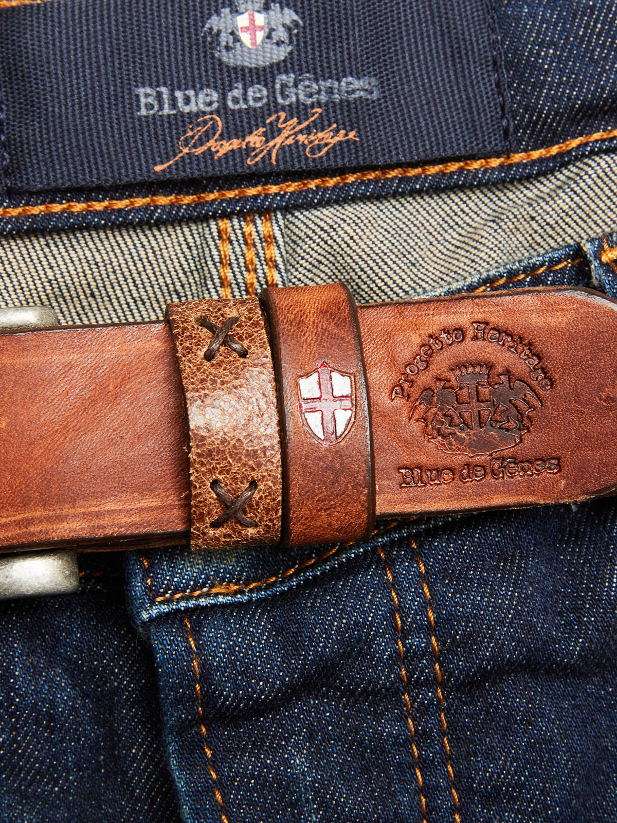Blue de Gênes Barra Belt