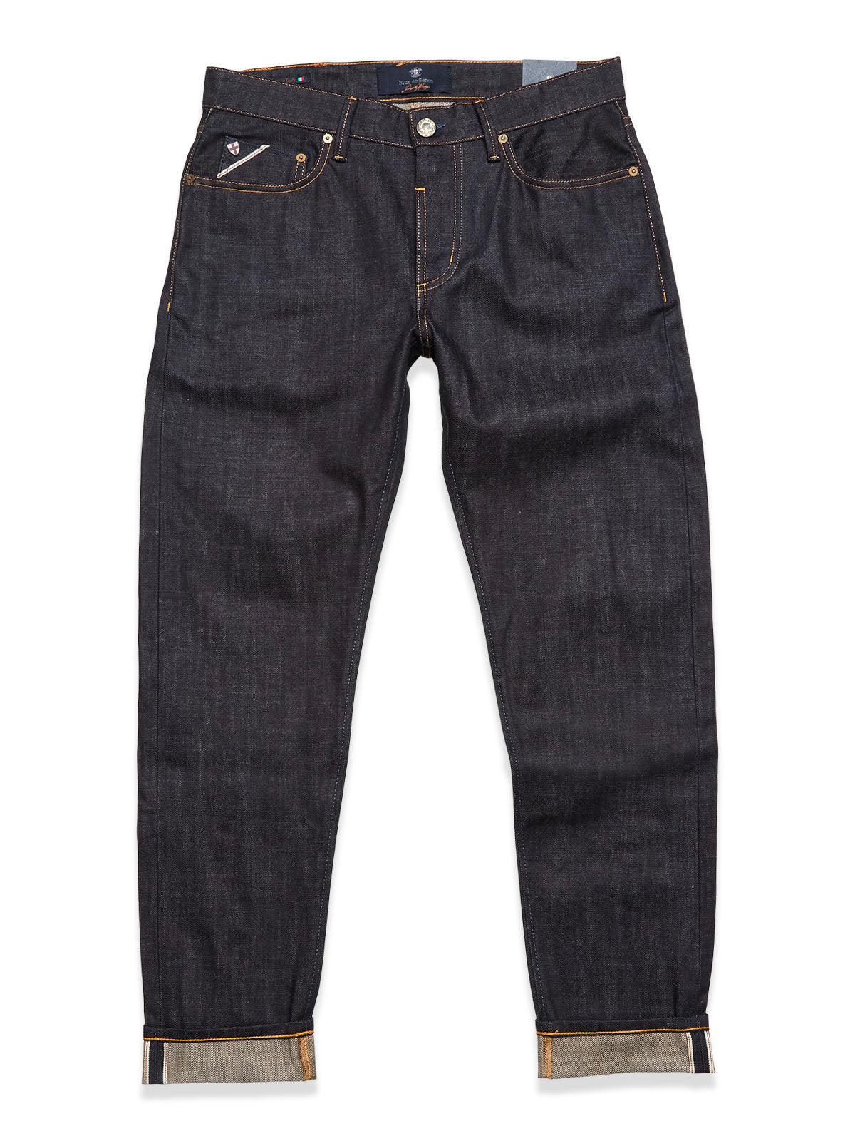 Blue de Gênes Vinci – Chevy – Selvedge-Jeans in Mid Blue Denim