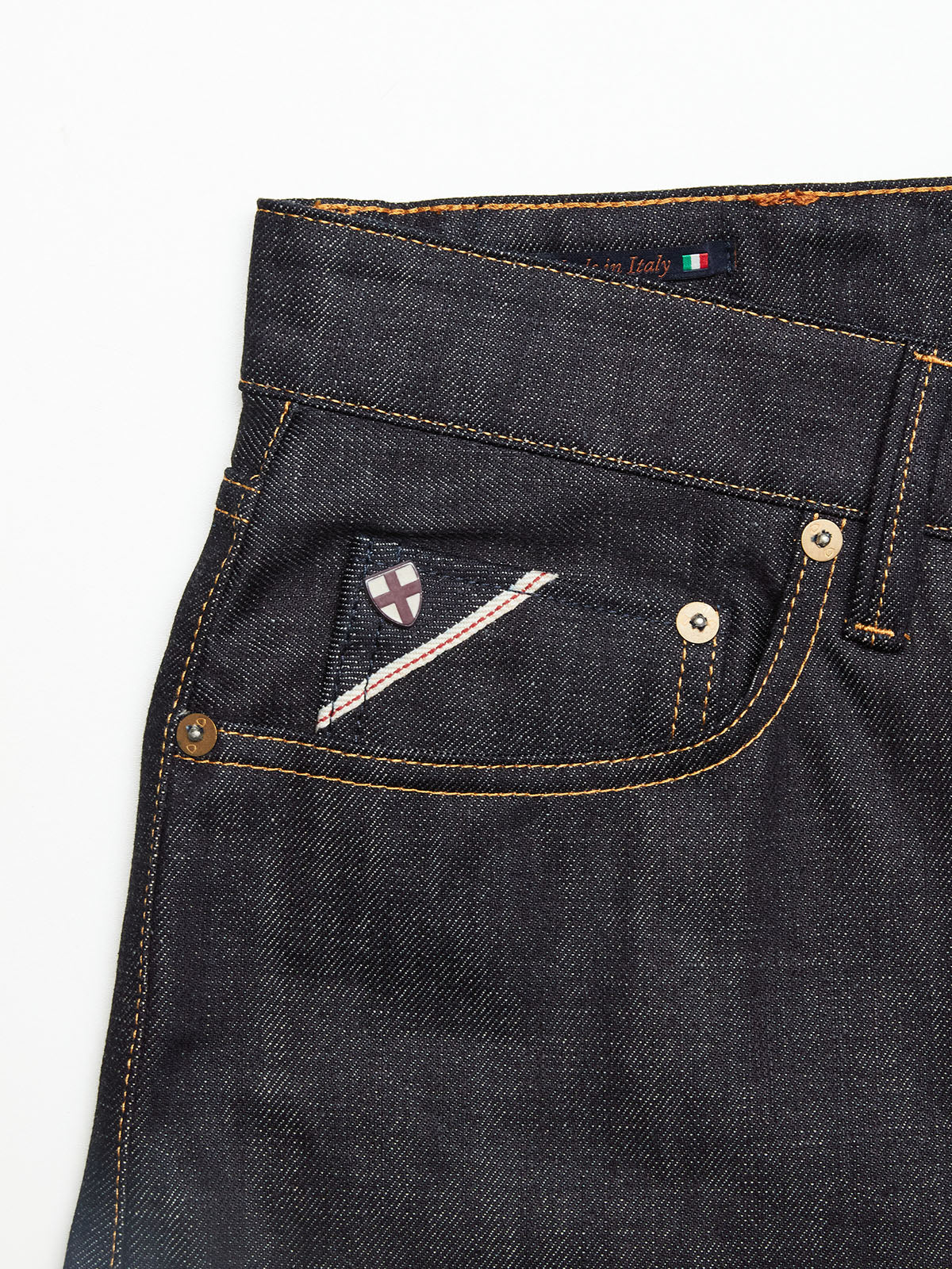 Blue de Gênes Vinci – Chevy – Selvedge-Jeans in Mid Blue Denim