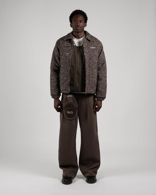 Prohibited Rest Days Jacket - Brown - Trageansicht