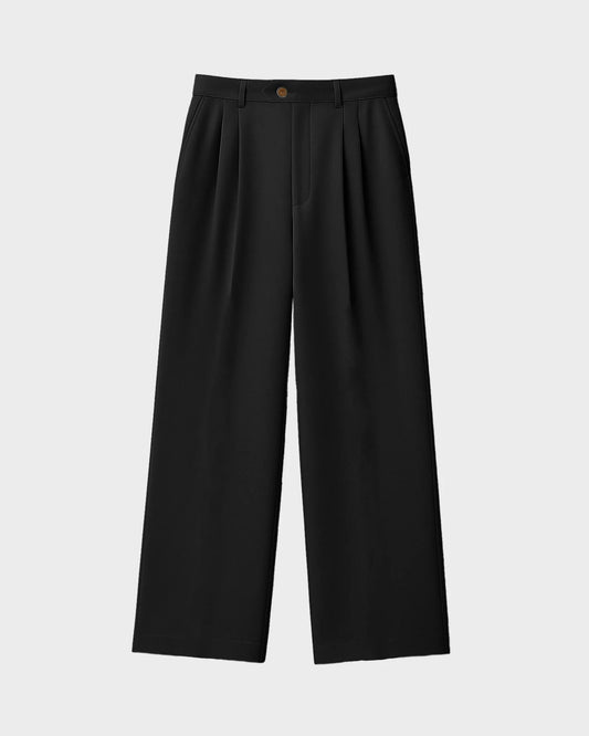 PROHIBITED Heritage Pleated Pants in Dark Grey