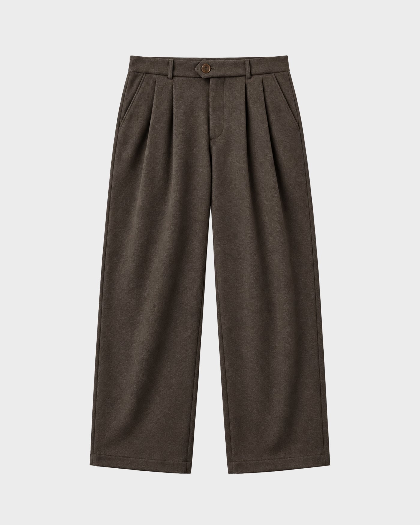 Prohibited Powder Pleated Pants - Brown - Produktansicht