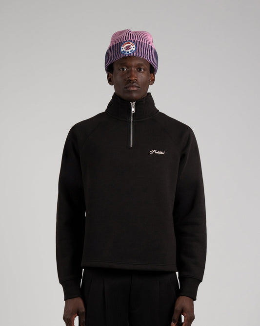 Prohibited Off-Piste Quarter-Zip - Black - Trageansicht