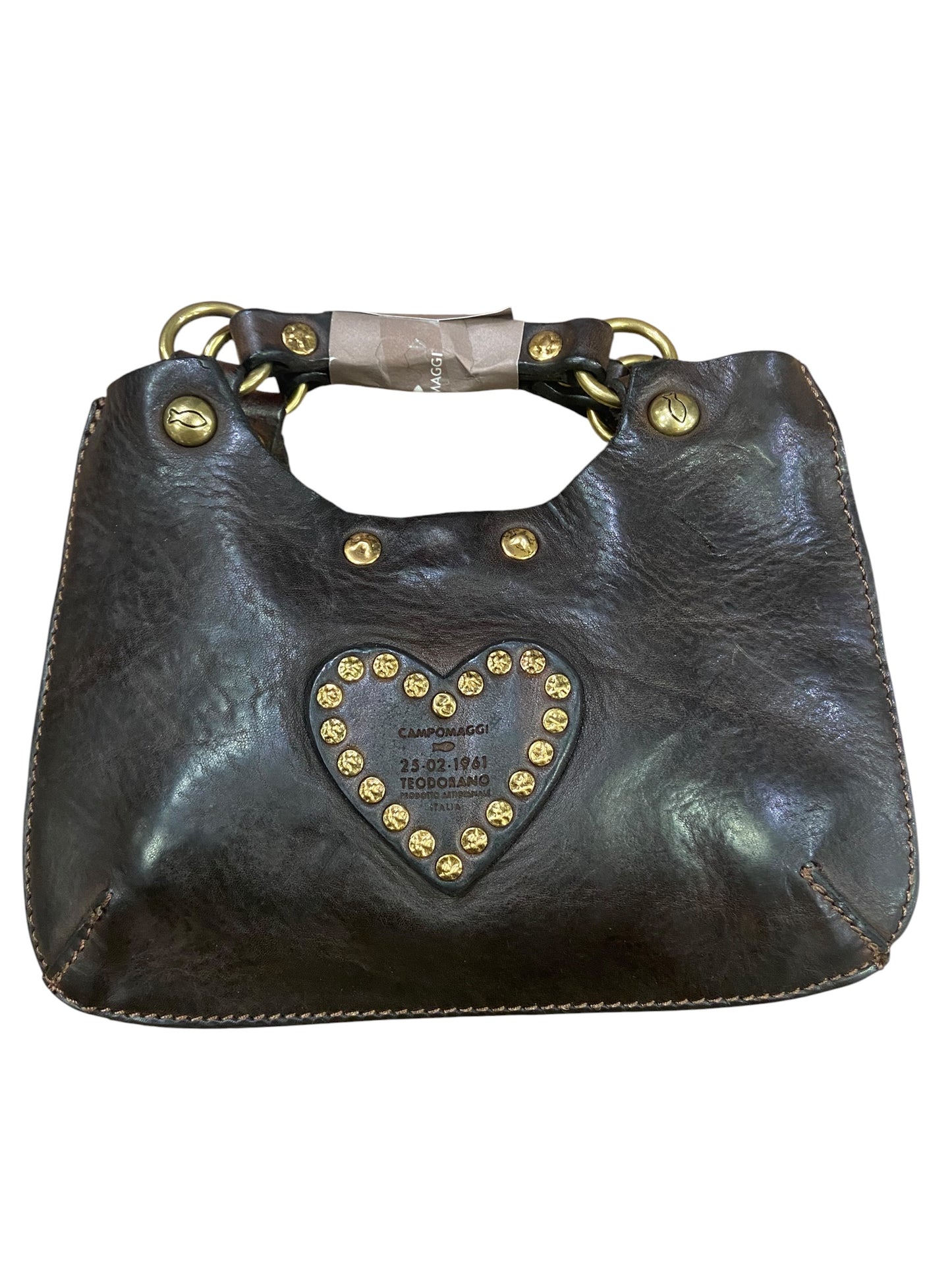 Campomaggi Luigia - Mini Crossbody Bag Cow+Studs - P/D*