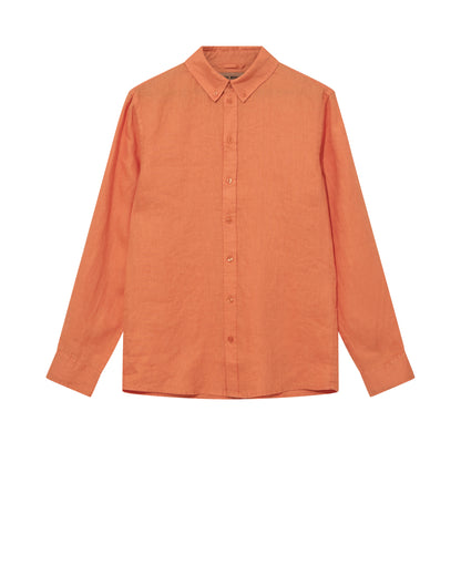 Mos Mosh Gallery MMGTheo Linen Shirt in Rosedawn