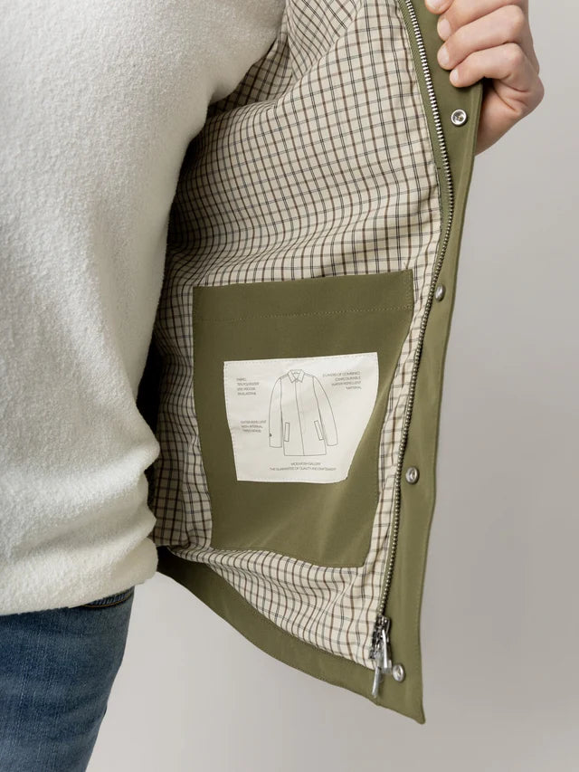 Mos Mosh Gallery MMGBarkeley Utility Jacket in Winter Moss