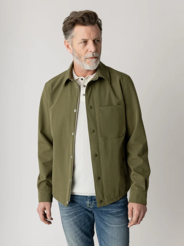 Mos Mosh Gallery MMGBarkeley Utility Jacket in Winter Moss