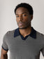 Mos Mosh Gallery MMGRoma Batti Polo SS Knit in Dunkelblau