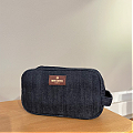 Mos Mosh Gallery MMG Toiletry Logo Denim Bag