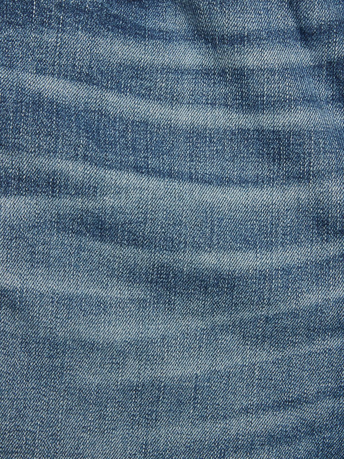 Blue de Gênes Repi Leco Mid Used Jeans in Mid Blue Denim