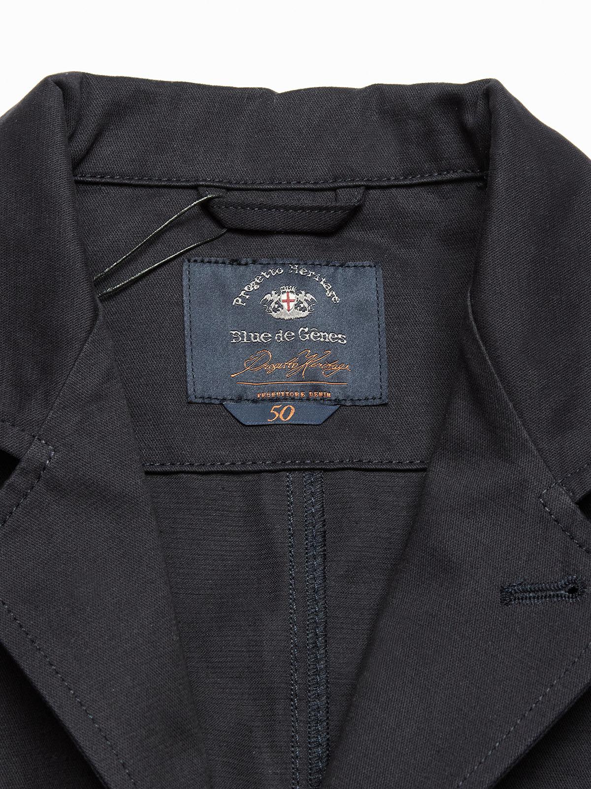 Blue de Gênes Gabbiano Compact Blazer in Dunkelblau