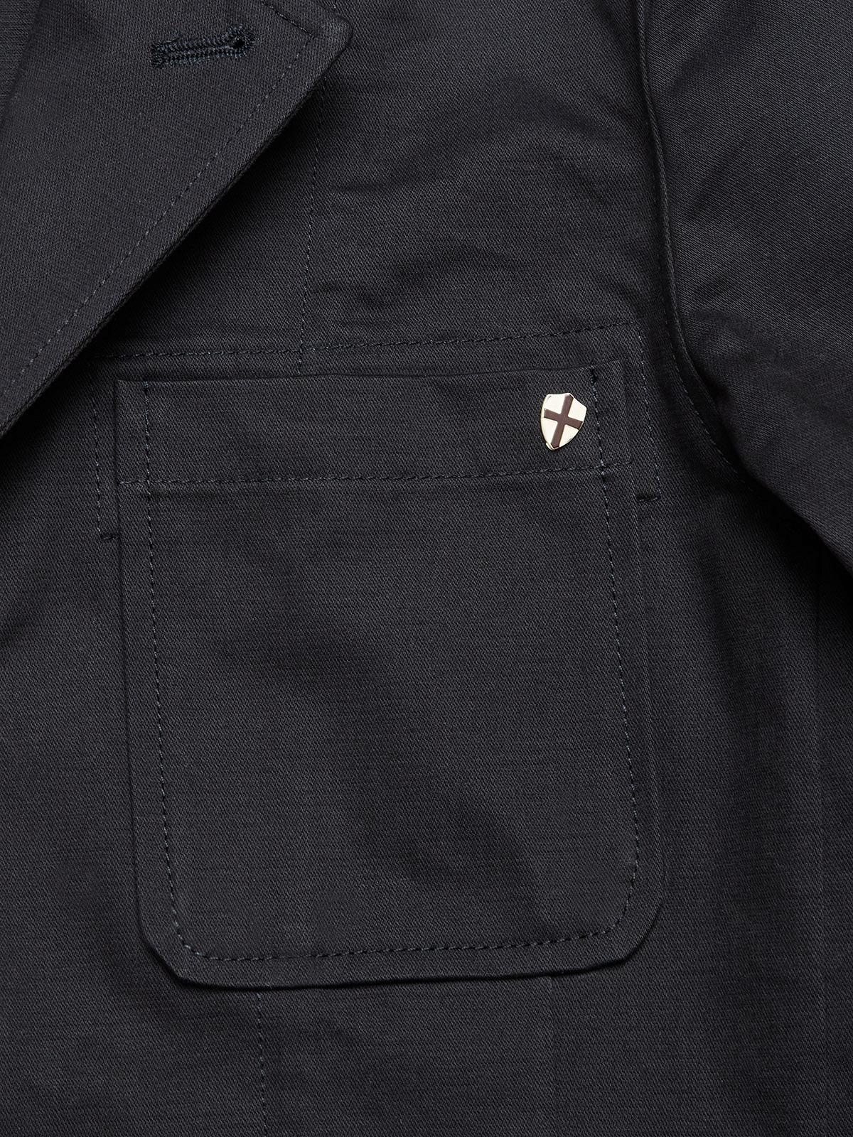 Blue de Gênes Gabbiano Compact Blazer in Dunkelblau