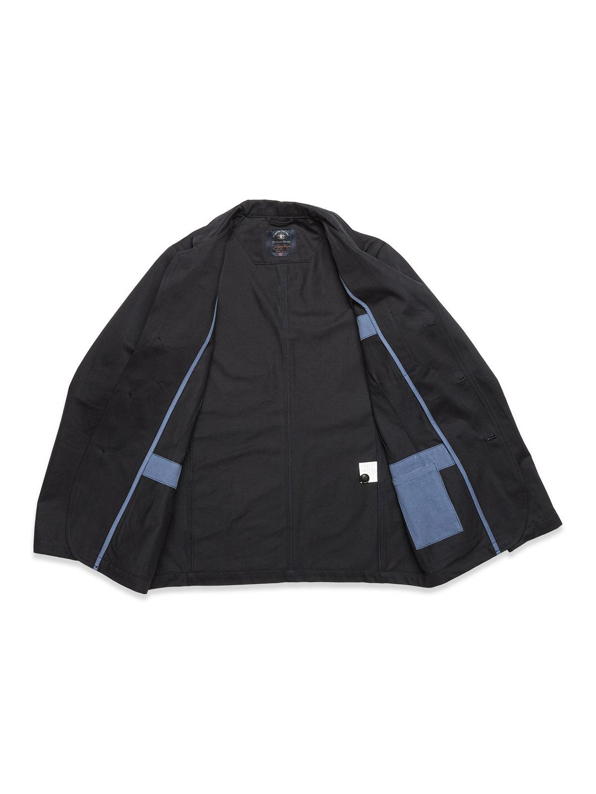 Blue de Gênes Gabbiano Compact Blazer in Dunkelblau